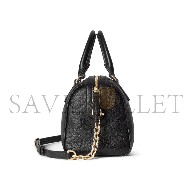 G*u*i gg emblem medium boston bag 815255 (25.5*16*14cm)